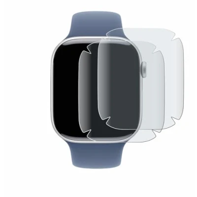 Afbeelding van BROTECT Full Cover Antireflecterende Screen Protector voor Apple Watch series 10 (46 mm) (2 Stuks) Schermbeschermer, Mat