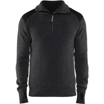 Afbeelding van Blaklader Wollen sweater 4630 1071 Donkergrijs/Zwart