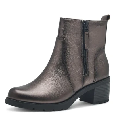 Afbeelding van Tamaris Snowboots, Dames, Maat: 38, Pewter Leer