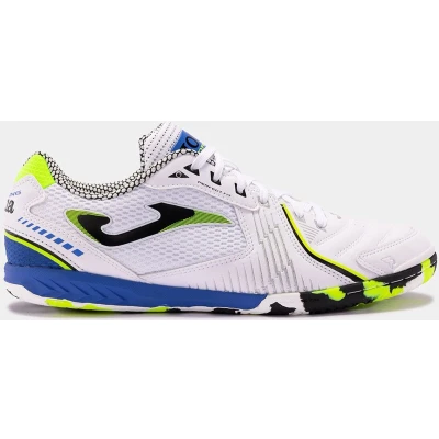Afbeelding van Joma Dribling Zaalvoetbalschoenen, Heren, Maat: 45, White/blue Textiel/ synthetisch