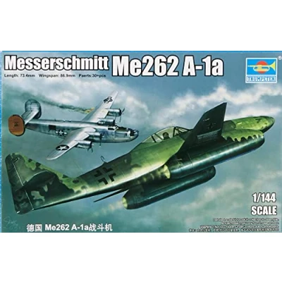 Afbeelding van Trumpeter 01319 Modelbouwset Messerschmitt Me 262 A 1a, verschillende maten