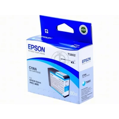 Afbeelding van Epson T5802 (C13T580200) Inktcartridge Cyaan