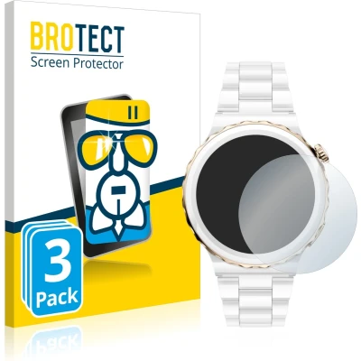 Afbeelding van BROTECT AirGlass kogelwerende glasfolie, Smartwatch beschermfolie, Transparant