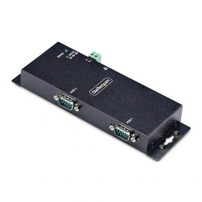 Afbeelding van StarTech.com 2 Port Serieel naar Ethernet Adapter, IP Serial Device Server voor Remote RS232 Apparat