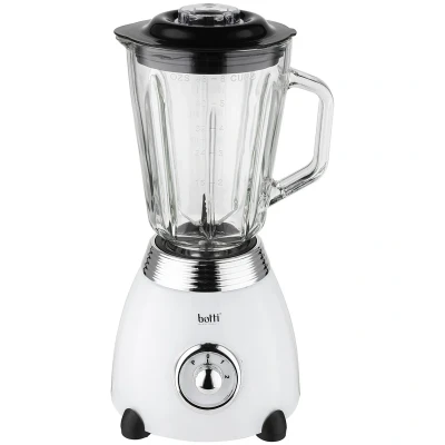 Afbeelding van Botti Royal Line professionele blender met 2 snelheden 1.5L elegant en luxe uitstraling 500W wit Pulsmodus Retro look