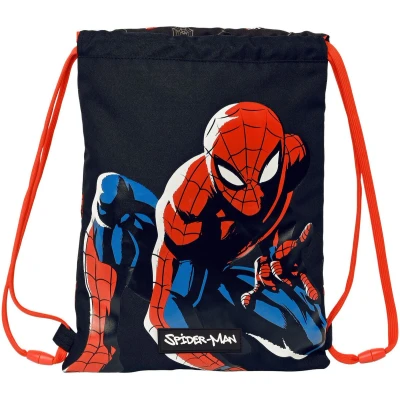 Afbeelding van Rugtas met Koordjes Spiderman Hero Zwart (26 x 34 1 cm)