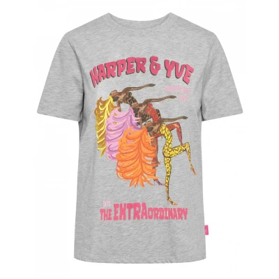 Afbeelding van Harper and Yve T shirt Extraordinary SS25Y303 Grijs