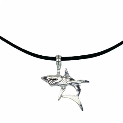 Afbeelding van Ketting Haai zilverkleur Charme Bijoux