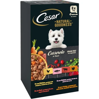 Afbeelding van Cesar NATURAL GOODNESS Casserole in Sauce 4 varianten 8x 100g