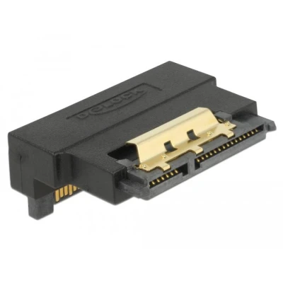 Afbeelding van Delock adapter SATA 22 pins vrouwelijk met snap in functie naar manne