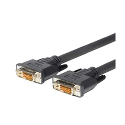 Afbeelding van MicroConnect 2 m DVI D M/M kabel (DVI, D, mannelijk, goud, zwart)