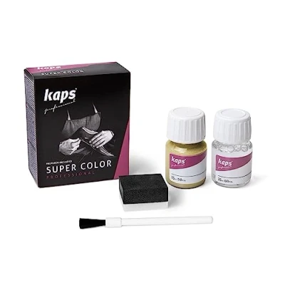 Afbeelding van Verf Met Primer Voor Natuurlijke en Synthetische Leren Schoenen, Kaps Super Color Preparer, 70 Kleuren (405 goud)