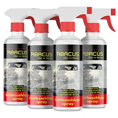 Afbeelding van ABACUS 4X 300 ml Plantacus anticondens spray/anti condensmiddel voor glas &amp; spiegel (7657.4)