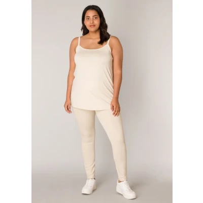 Afbeelding van Base Level Curvy singlet Alexa beige