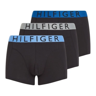 Afbeelding van Tommy Hilfiger Contrast Waistband Trunk Boxershorts Heren (3 pack)