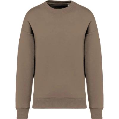 Afbeelding van Native Spirit Ecologische oversized uniseks sweater met ronde hals NS407 Driftwood