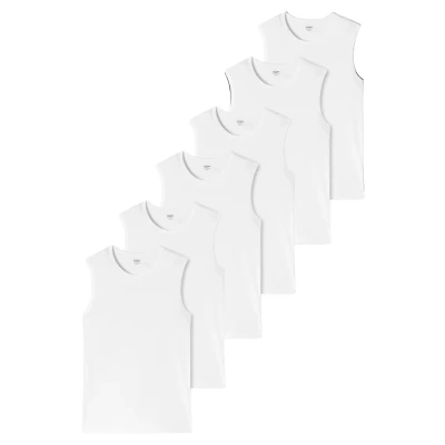 Afbeelding van uncover by Schiesser 6ER PACK Hemd, Heren, Maat: XL, Weiß