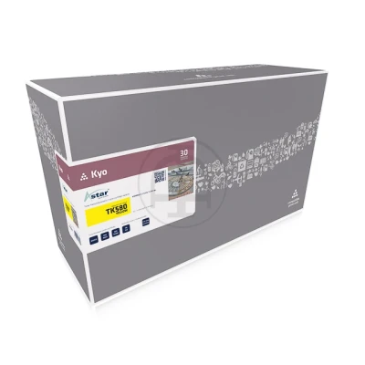 Afbeelding van AS13580 Astar Kyocera TK580 FSC toner geel rebuilt 2800pagina&#039;s chip