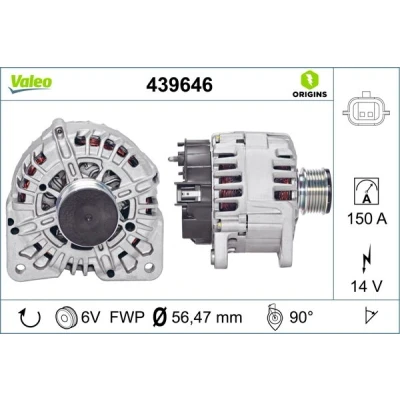 Afbeelding van Valeo Alternator/Dynamo 439646