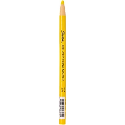 Afbeelding van Sharpie soft wax marker geel 1 stuk