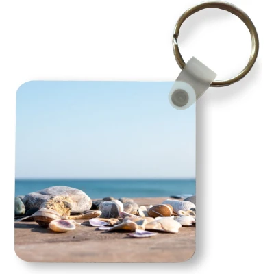 Afbeelding van Sleutelhanger Uitdeelcadeautjes Schelpen Strand Zee Zomer Zon Plastic