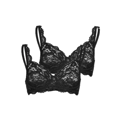 Afbeelding van Sassa Classic LACE Beugel BH, Dames, Maat: 80B, Schwarz