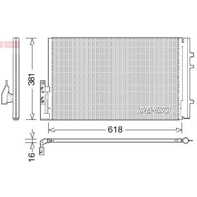Afbeelding van Denso Airco condensor DCN05014