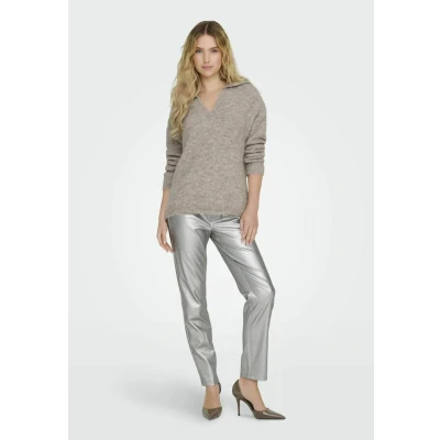 Afbeelding van ONLY ONLEMILY HW STR ANK FAUX METAL CC PNT Dames Broeken Maat M X L32