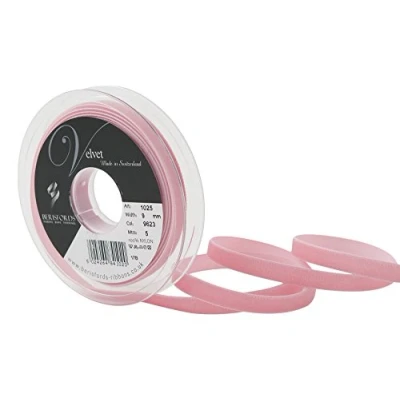 Afbeelding van Berisfords Fluwelen lint, Dusty Rose, 10,2 x 1,5 cm