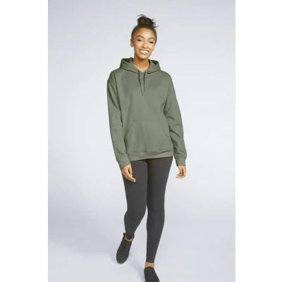 Afbeelding van Sweatshirt Unisex S Gildan Lange mouw Military Green 80% Katoen, 20% Polyester