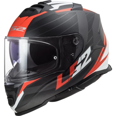 Afbeelding van LS2 FF800 Storm Nerve Helm, zwart rood, afmeting S voor man