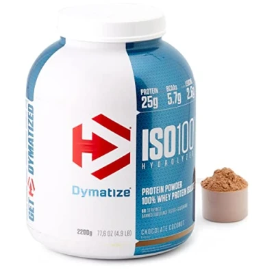 Afbeelding van Dymatize Iso 100 Whey Hydrolisaat 2200gr Chocolate Coconut