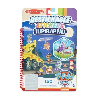 Afbeelding van Melissa &amp; Doug Flip Flap Pad met herbruikbare PAW Patrol stickers Ultieme missies (130 stickers)