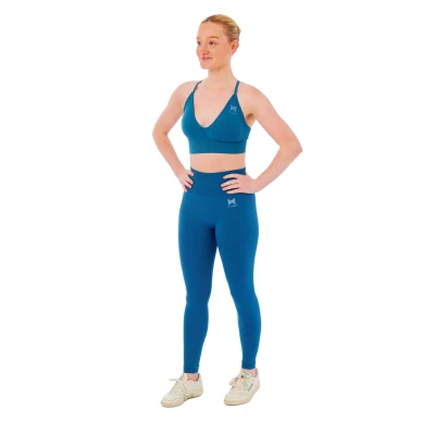 Afbeelding van Xtreme Sportswear Dames Sportset Sportlegging + Sport BH Blauw XL