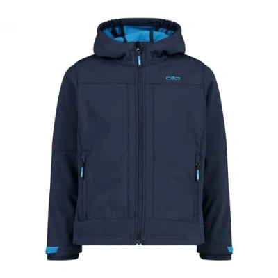 Afbeelding van CMP KID Jacket FIX HOOD Unisex Softshelljas voor kinderen, Maat: 140, Blue danubio