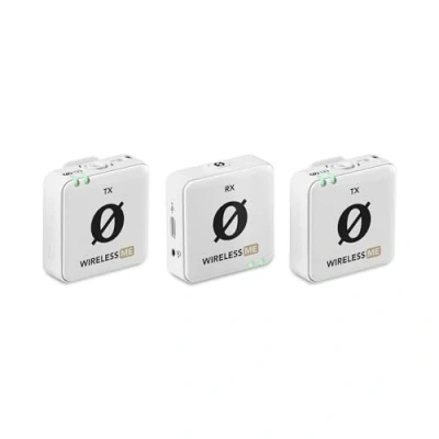 Afbeelding van Rode Wireless ME Dual draadloze dasspeldmicrofoon wit