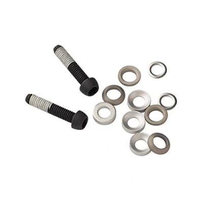 Afbeelding van Remdeel sram montage kit flat mount titanium t25 27mm ZWART