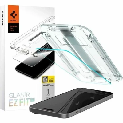 Afbeelding van Spigen EZ Fit GLAS.tR Apple iPhone 15 Screen Protector Clear (1 Pack)