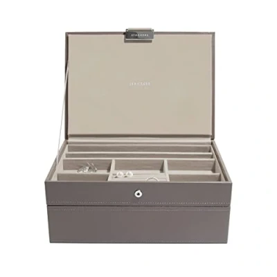 Afbeelding van Stackers Mink Classic Sieradendoos, Set van 2