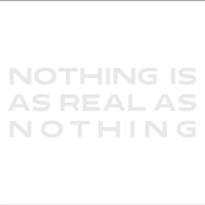 Afbeelding van Nothing Is As Real