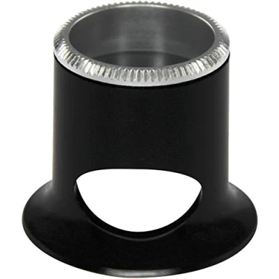Afbeelding van BERGEON 2611 TN 4 horlogemakersloep, vergroting 2,5X, zwart, biconvexe lens Air, Vergrößerung: 2,5x