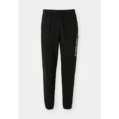 Afbeelding van Puma Graphic Jogger Trainingsbroek, Heren, Maat: Medium, Black