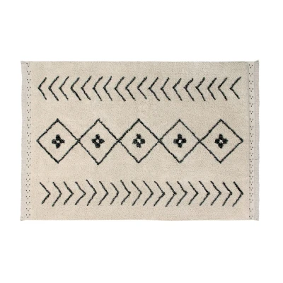 Afbeelding van Lorena Canals Wasbaar katoen voerkleed Bereber Rhombs L 170x240cm