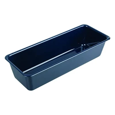 Afbeelding van Dr. Oetker bakvorm brood 35 cm, een rechthoekige bakvorm/ broodbakvorm met kwarts emaille coating, koningsbakvorm voor sappig en cakes (Kleur: blauw), Aantal: 1