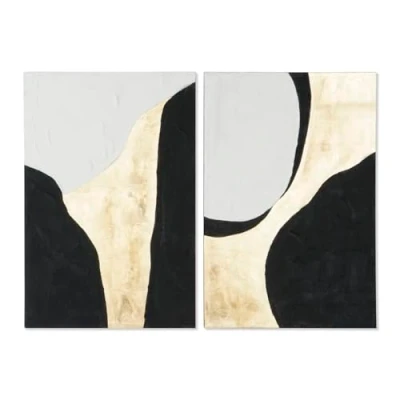 Afbeelding van Schilderij Home ESPRIT Abstract Stads 60 x 3 90 cm (2 Stuks)