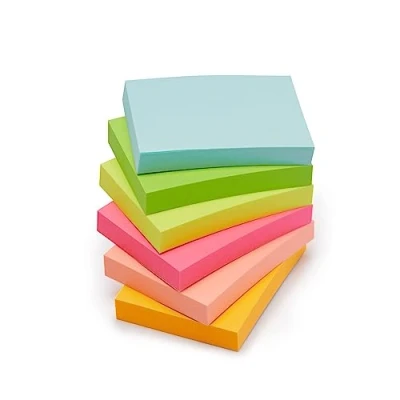 Afbeelding van Amazon Basics Zelfklevend notitieblok, mini, rechthoek, 3,8 x 5 cm, 24 stuks, kleurrijk