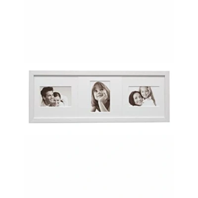 Afbeelding van Deknudt Frames multifotolijst wit passe partout 3x 13x18 cm