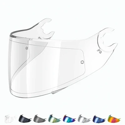 Afbeelding van Everalo compatibel met Shark Skwal 2 vizier Spartan 1.2 D helmvizier VZ160 VZ165 Pinlock Ready (helder)