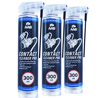 Afbeelding van AABCOOLING Contact Cleaner PRO 300ml Set of 3 Powerful Cleaning Agent MAF Cleaner, Spray, Dust Electronics Switch