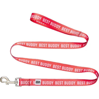 Afbeelding van Wild &amp; Woofy Hondenriem Best Buddy 120 Cm Nylon Rood
